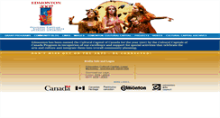 Desktop Screenshot of edmontonculturalcapital.com