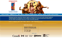 Tablet Screenshot of edmontonculturalcapital.com